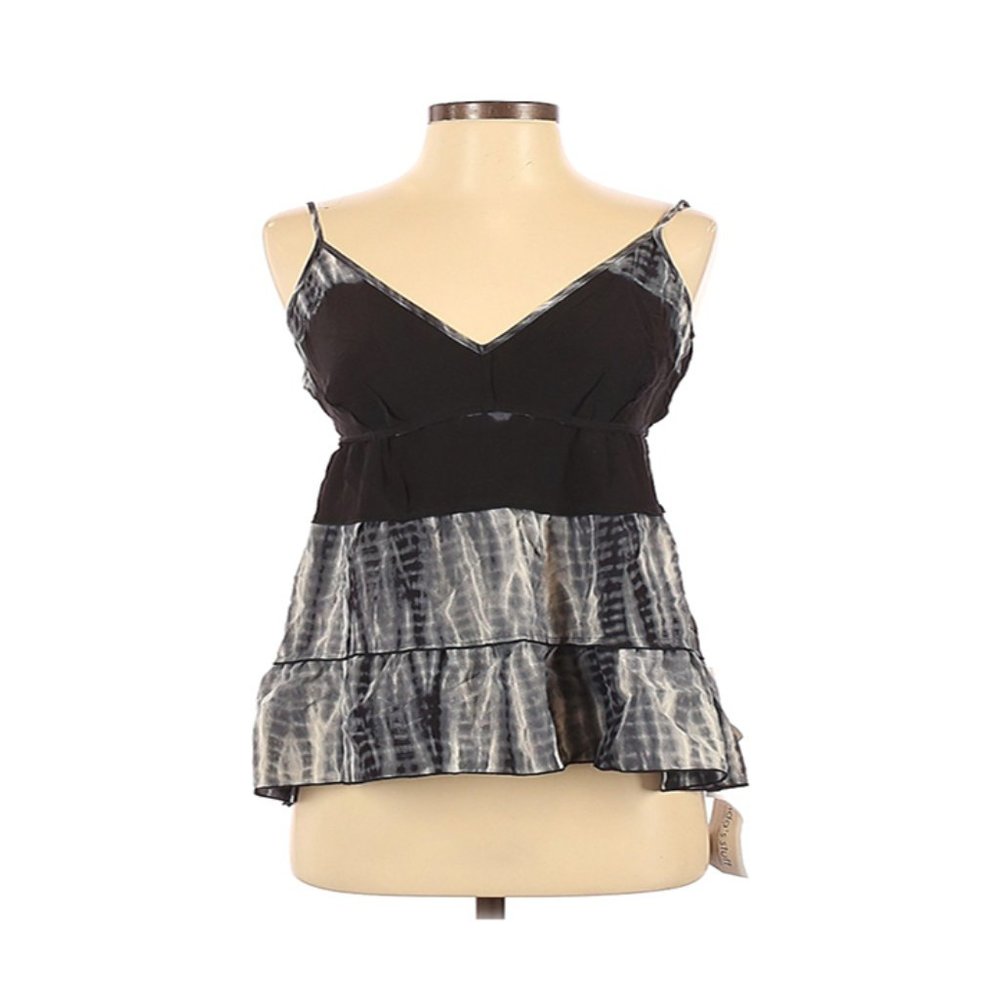 BCBG silk layered tank top